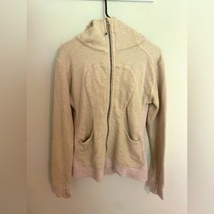 Lululemon scuba zip-up, size 6